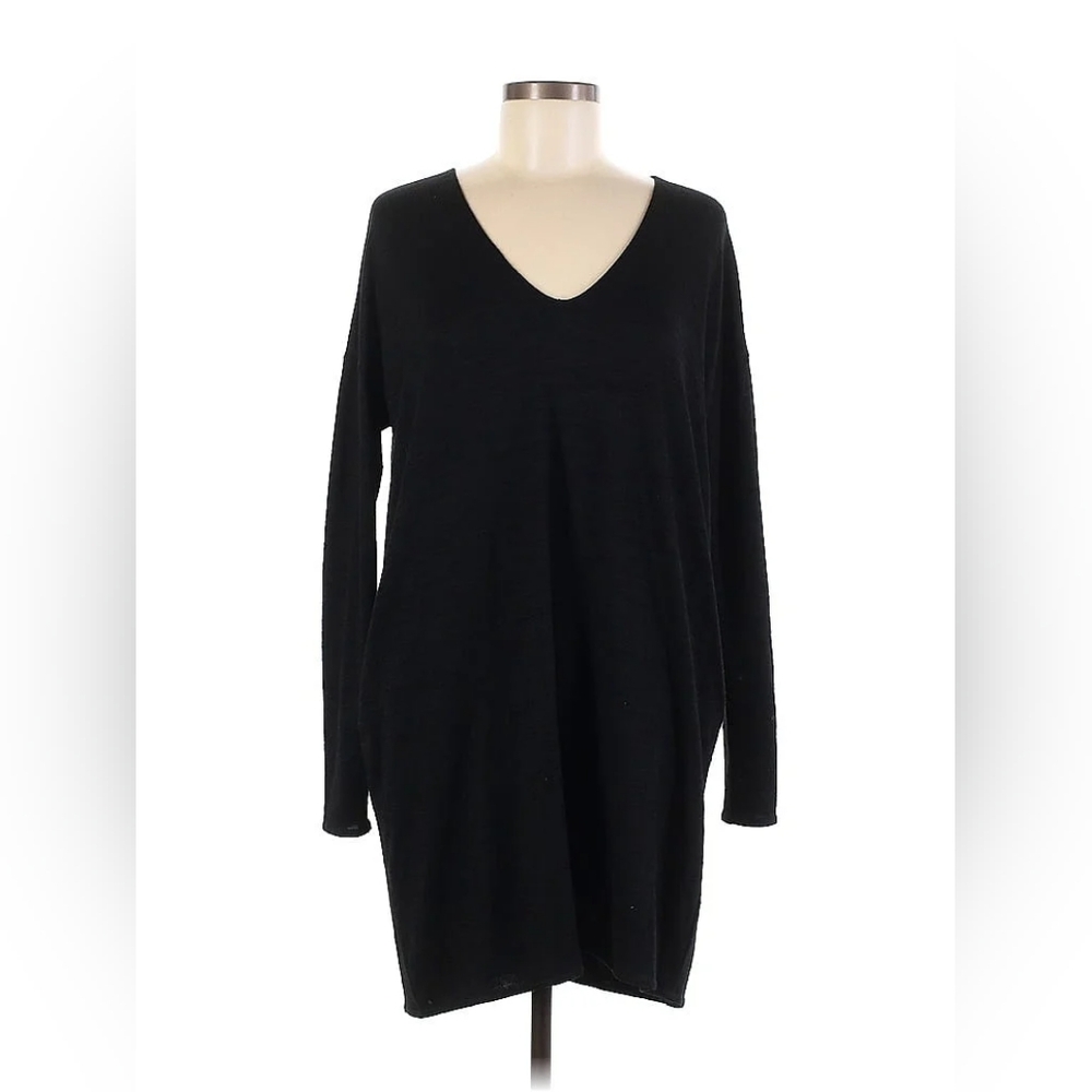 Wilfred Free Sweater Dress with Pockets, Large, Black